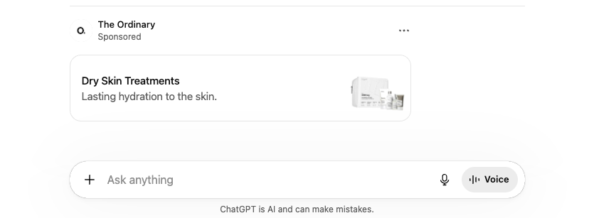 Mid-page screenshot of ChatGPT™